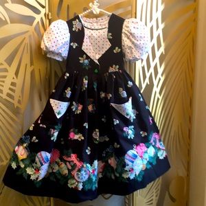 HANDMADE LITTLE GIRL’S CHRISTMAS DRESS